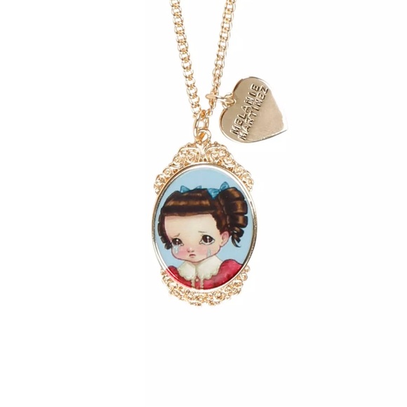 NWT✨CRYBABY CAMEO NECKLACE By MeLaNiE MaRtINeZ  💙💧💦 - Picture 5 of 5